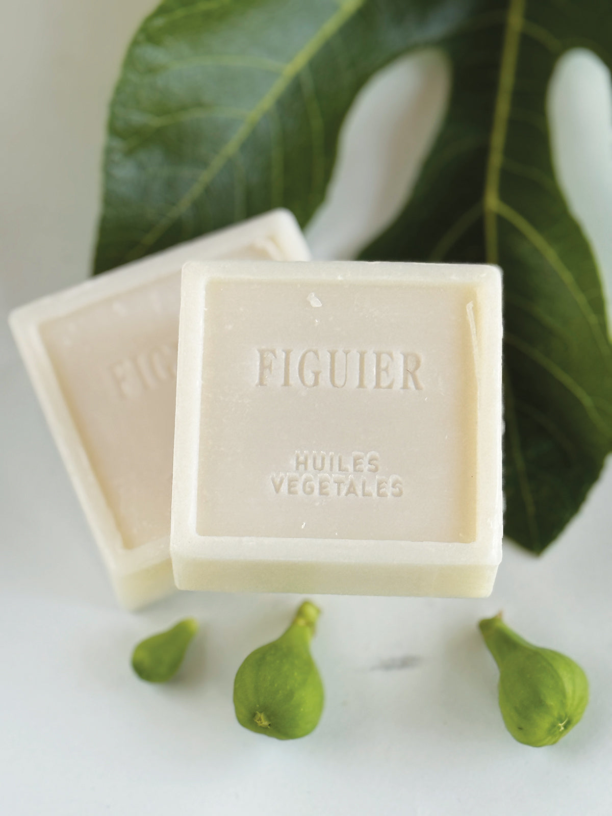 'Figuier' embossed soap.