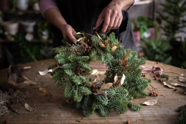 Christmas Wreath Making at the Black Faced Sheep
