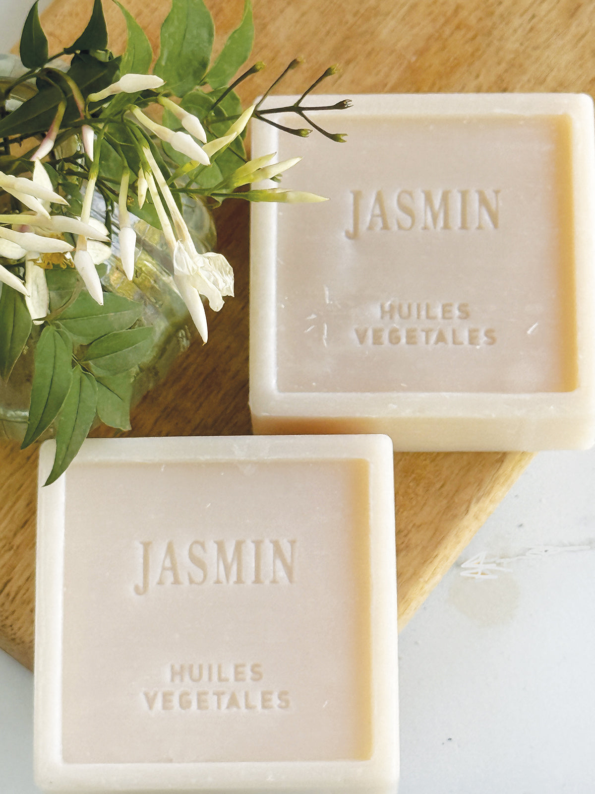 'Jasmin' embossed soap