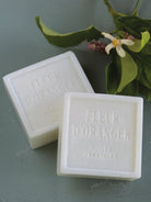 'Fleur d'oranger' embossed soap