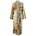 Botanical Print robe on a white background