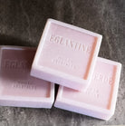 'Eglantine' embossed soap.