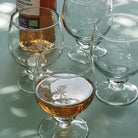 Etched star wine glasses lifestyle
