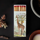 Matchbox with giraffe design.