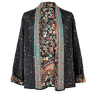 Paisley reversible printed cotton quilted jacket.