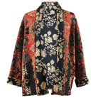 Red, Black and Gold reversible printed cotton quilted jacket.