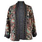 Paisley reversible printed cotton quilted jacket.