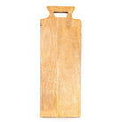 Mango wood rectangular chopping board.