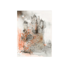 Limited Edition print of Crathes Castle with Topiary by Kanita Sim at The Black Faced Sheep