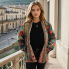 reversible jacket in pink
